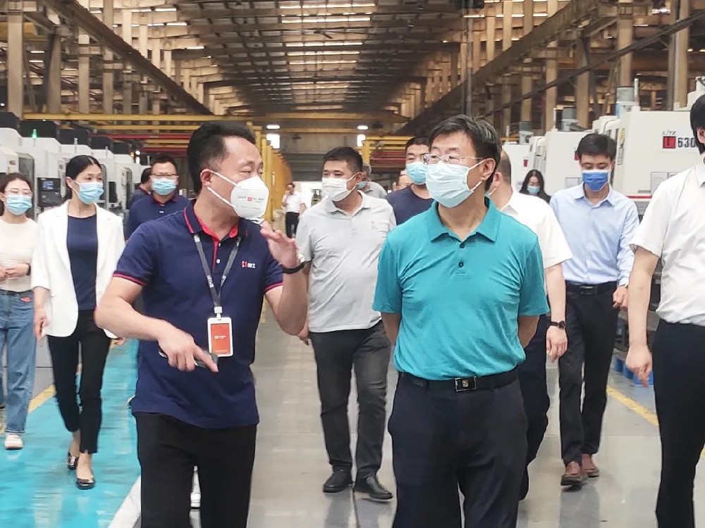 省市場監(jiān)督管理局副局長葛瑞江一行蒞臨恒工精密