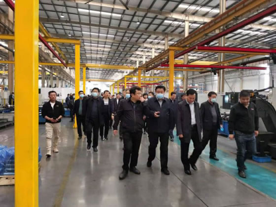 邯鄲市重點項目觀摩團蒞臨恒工精密參觀指導