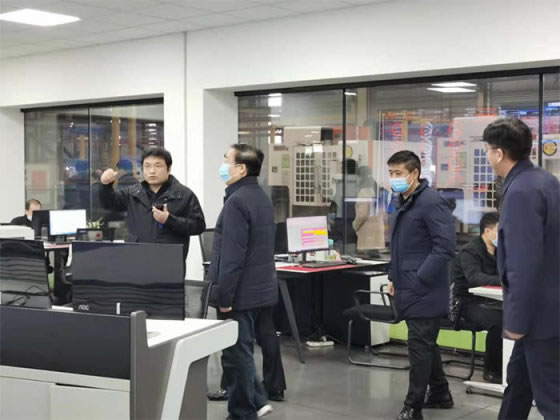 12月22日邯鄲市重點項目觀摩團蒞臨 恒工參觀指導